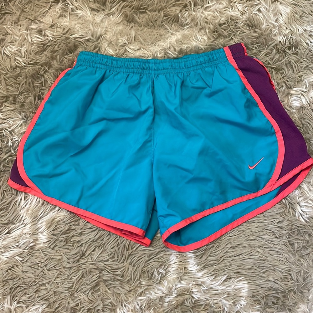 Nike dry-fit athletic shorts. Girls size large.